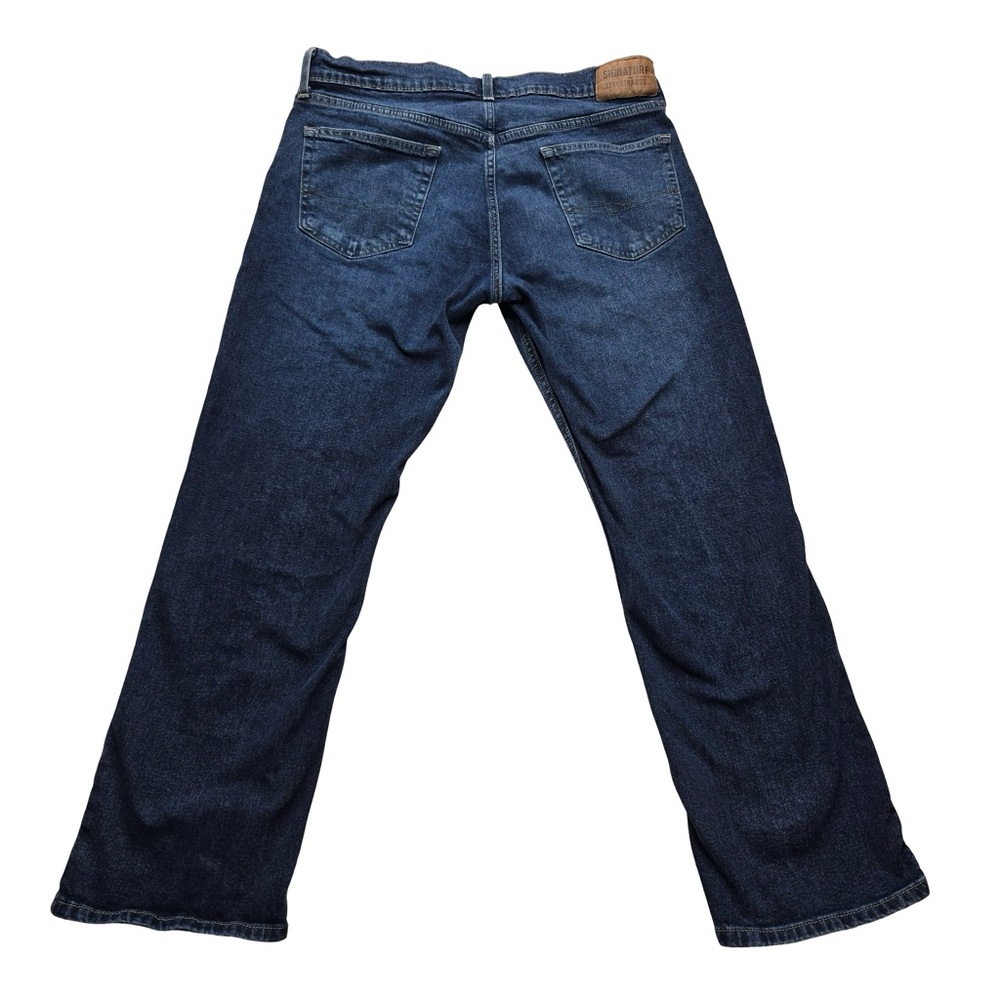 Levi’s Signature Relaxed Fit Stretch Jeans Dark Wash Men’s W34 L30 - Picture 2 of 8